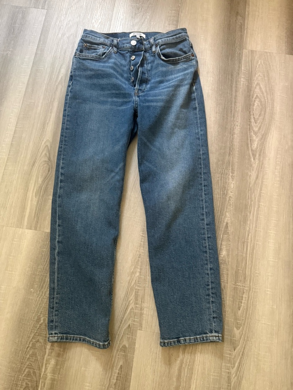 Re/Done Straight Leg Jeans EUC - REVOLVE CLOTHING